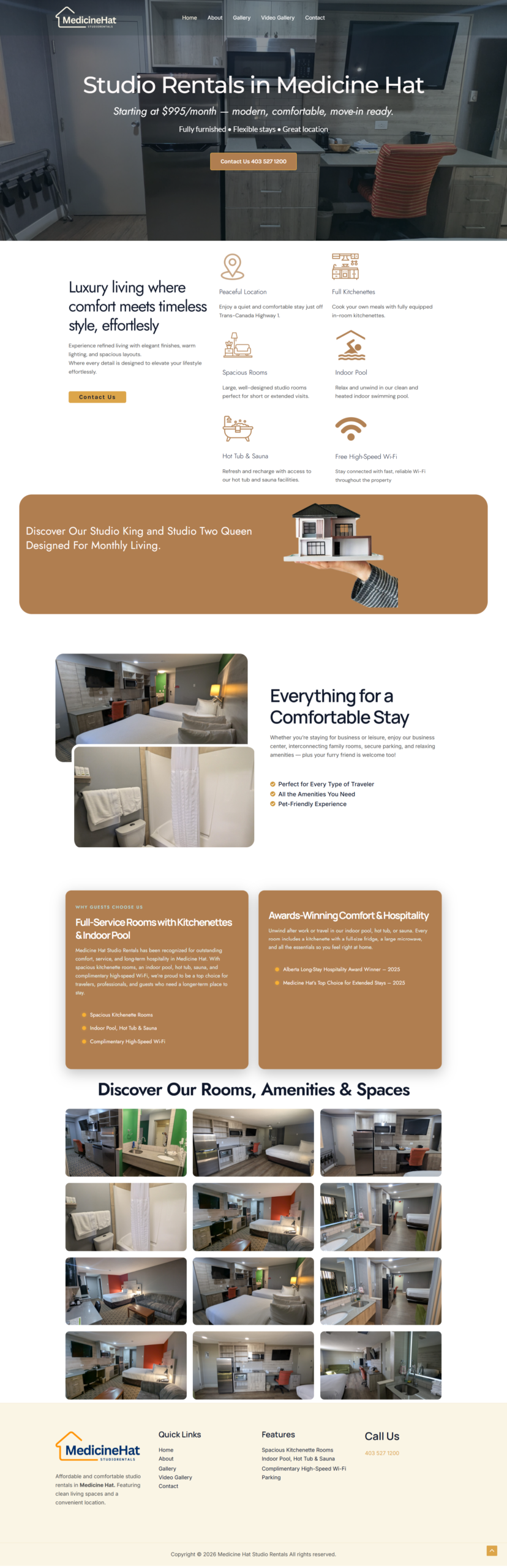 MedicineHatStudio Rentals Website