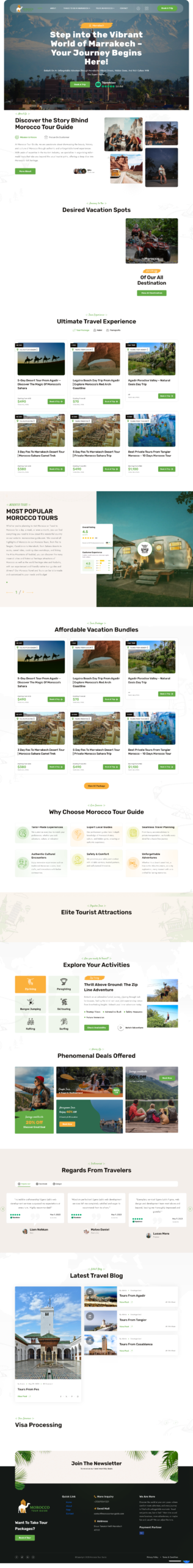 Morocco Tour Guide Website